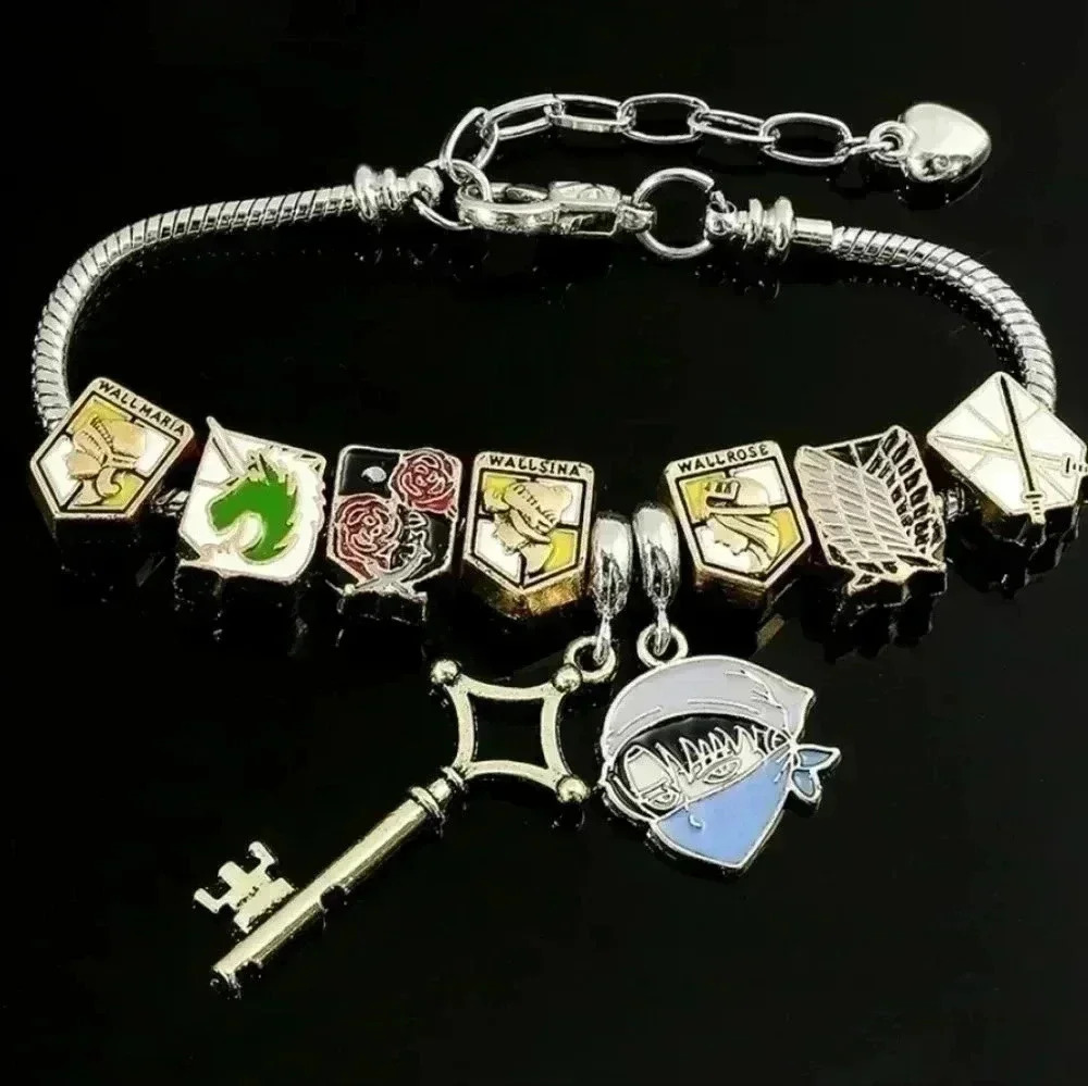 Attack on titan Japan anime Charms Bracelet